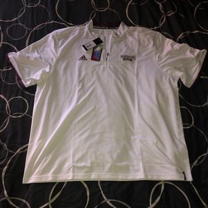 Adidas Mississippi State Short Sleeve 1/4 Zip